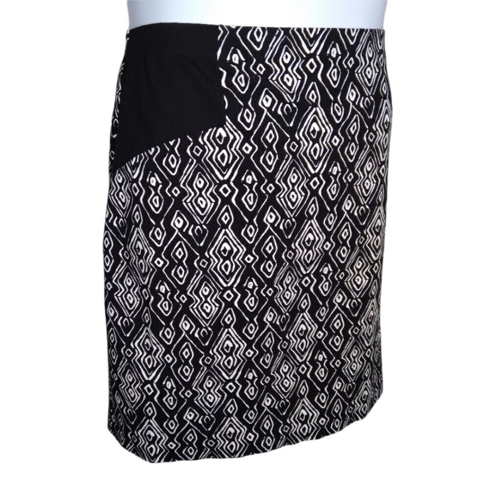 chico's Abstract Pencil Skirt 16